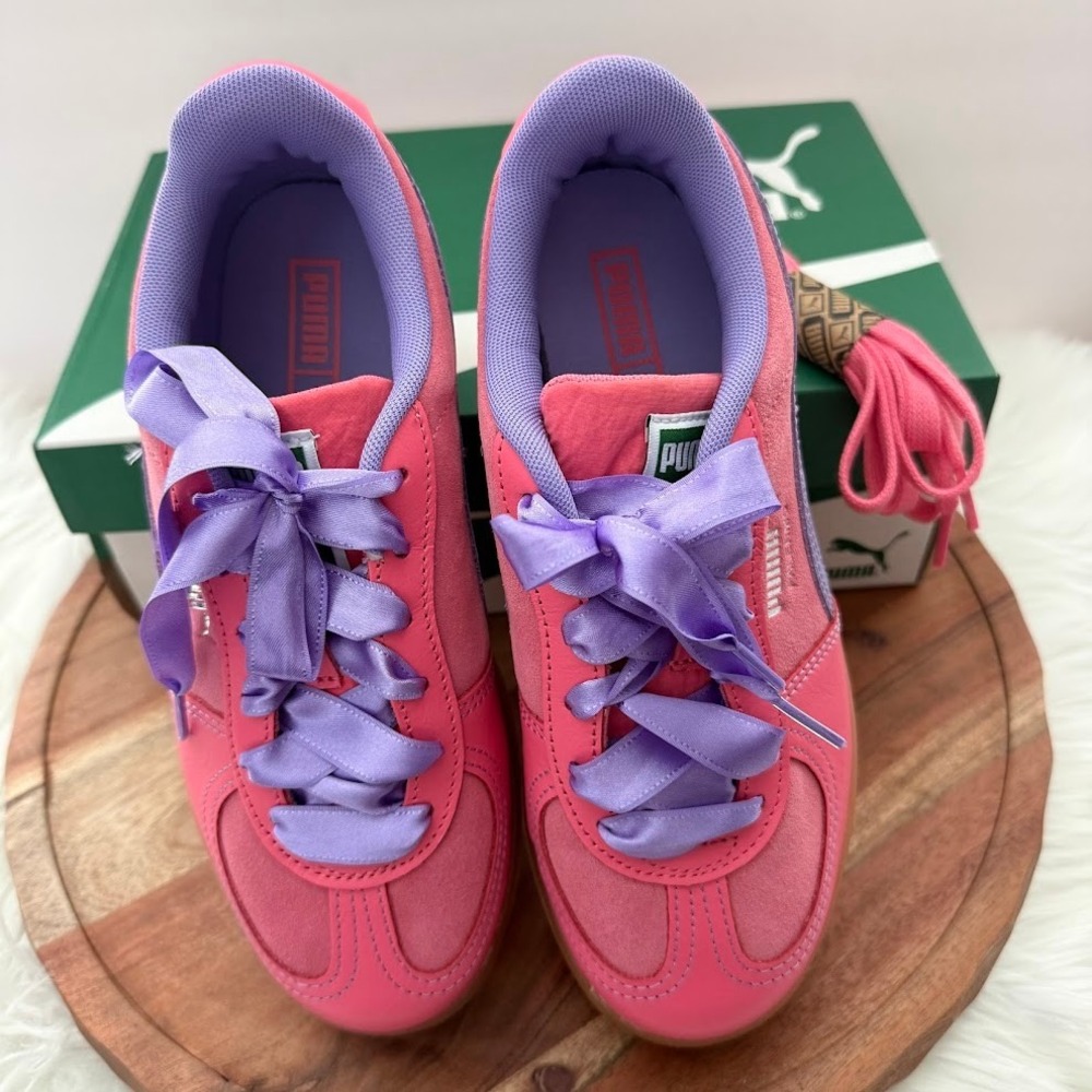 Puma Palermo Elevata CF Womens 8 Magic Rose Pink Purple Platform Sneakers 400452 - Picture 10 of 10